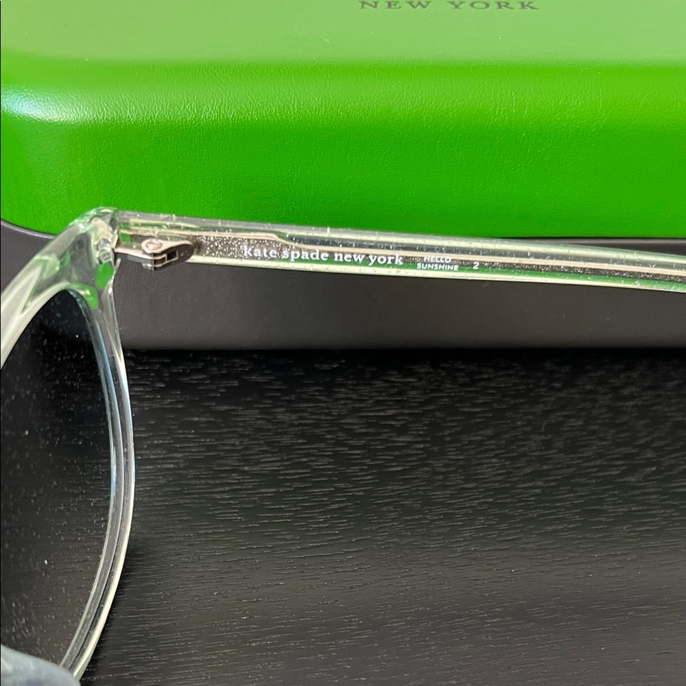 Kate Spade Minty Green Transparent Sunglasses NWT - Picture 5 of 11
